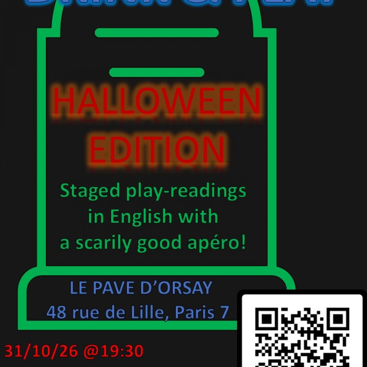 DRINK & PLAY - HALLOWEEN EDITION !